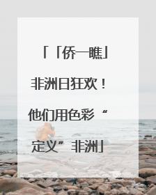 「侨一瞧」非洲日狂欢！他们用色彩“定义”非洲