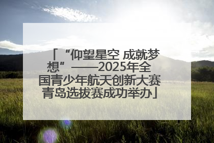 “仰望星空 成就梦想”——2025年全国青少年航天创新大赛青岛选拔赛成功举办