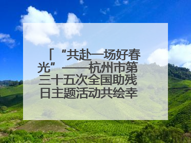 “共赴一场好春光”——杭州市第三十五次全国助残日主题活动共绘幸福答卷（组图）
