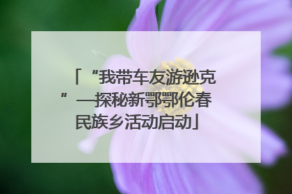“我带车友游逊克”—探秘新鄂鄂伦春民族乡活动启动