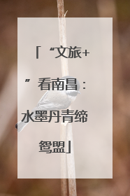 “文旅+”看南昌：水墨丹青缔鸳盟