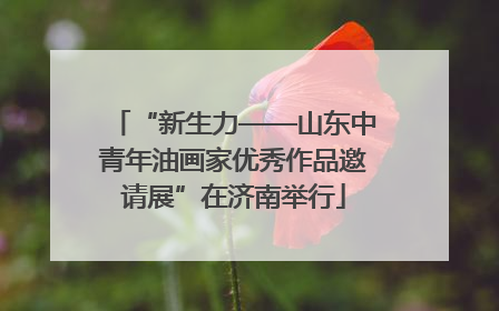 “新生力——山东中青年油画家优秀作品邀请展”在济南举行