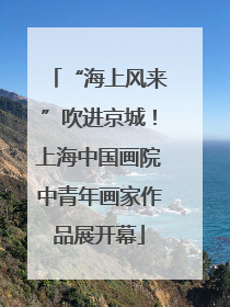 “海上风来”吹进京城！上海中国画院中青年画家作品展开幕