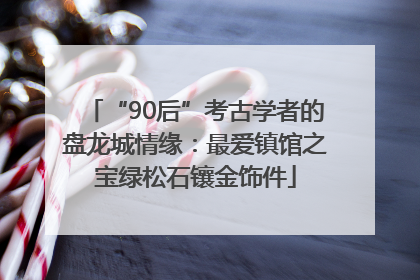 “90后”考古学者的盘龙城情缘：最爱镇馆之宝绿松石镶金饰件