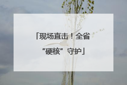 现场直击！全省“硬核”守护