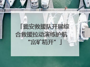 瓮安救援队开展综合救援拉动演练护航“富矿精开”