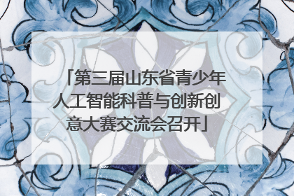 第三届山东省青少年人工智能科普与创新创意大赛交流会召开