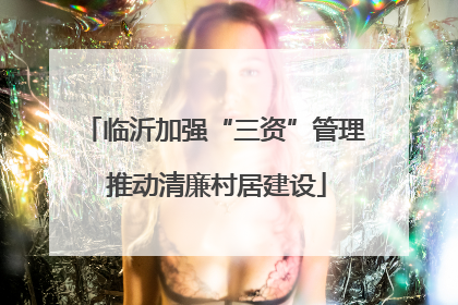 临沂加强“三资”管理 推动清廉村居建设
