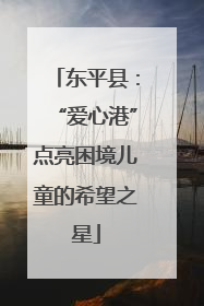 东平县：“爱心港”点亮困境儿童的希望之星