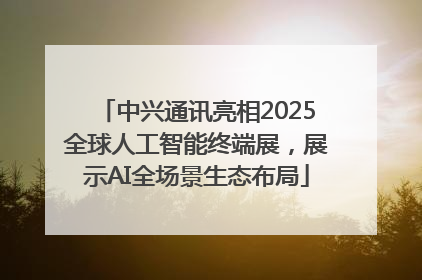 中兴通讯亮相2025全球人工智能终端展，展示AI全场景生态布局