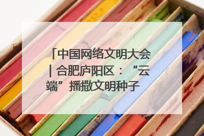 中国网络文明大会｜合肥庐阳区：“云端”播撒文明种子 共建清朗网络空间