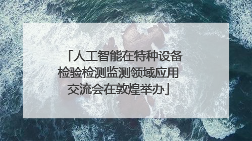 人工智能在特种设备检验检测监测领域应用交流会在敦煌举办