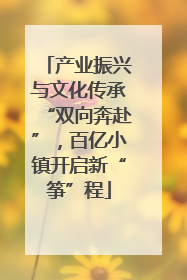 产业振兴与文化传承“双向奔赴”，百亿小镇开启新“筝”程