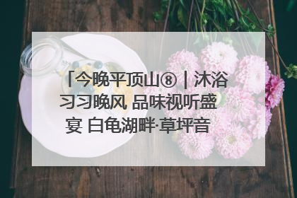 今晚平顶山⑧｜沐浴习习晚风 品味视听盛宴 白龟湖畔·草坪音乐会激情上演