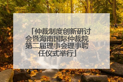 仲裁制度创新研讨会暨海南国际仲裁院第二届理事会理事聘任仪式举行