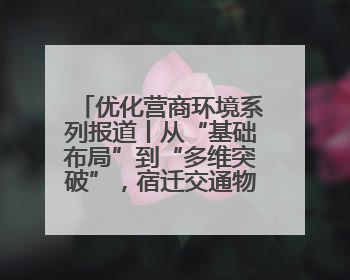 优化营商环境系列报道丨从“基础布局”到“多维突破”，宿迁交通物流绘就转型增效新画卷