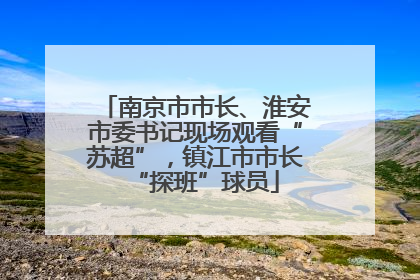 南京市市长、淮安市委书记现场观看“苏超”，镇江市市长“探班”球员