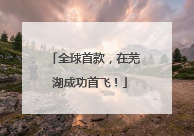 全球首款，在芜湖成功首飞！