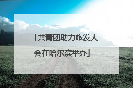共青团助力旅发大会在哈尔滨举办