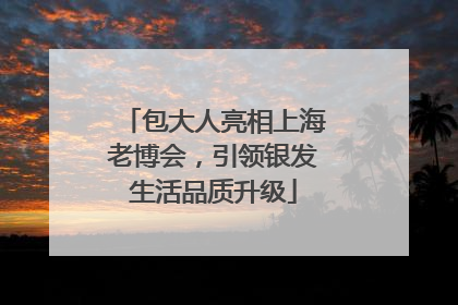 包大人亮相上海老博会，引领银发生活品质升级