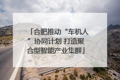 合肥推动“车机人”协同计划 打造聚合型智能产业集群