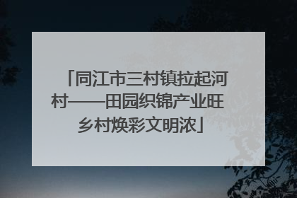 同江市三村镇拉起河村——田园织锦产业旺 乡村焕彩文明浓