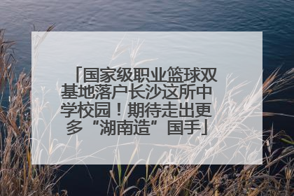 国家级职业篮球双基地落户长沙这所中学校园！期待走出更多“湖南造”国手