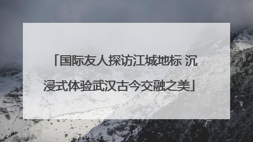 国际友人探访江城地标 沉浸式体验武汉古今交融之美