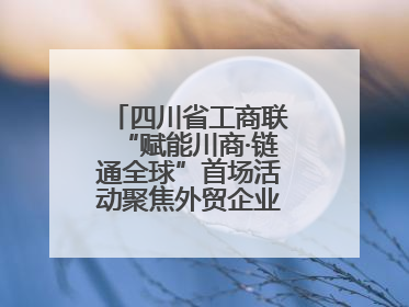 四川省工商联“赋能川商·链通全球”首场活动聚焦外贸企业应对贸易摩擦