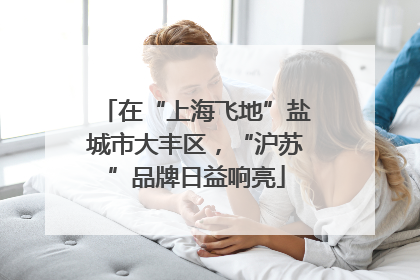 在“上海飞地”盐城市大丰区，“沪苏”品牌日益响亮