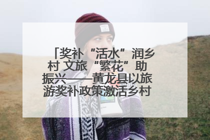 奖补“活水”润乡村 文旅“繁花”助振兴——黄龙县以旅游奖补政策激活乡村振兴新动能
