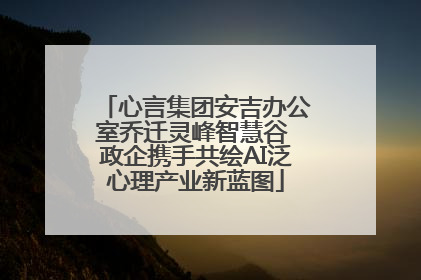 心言集团安吉办公室乔迁灵峰智慧谷 政企携手共绘AI泛心理产业新蓝图