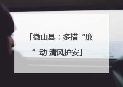 微山县：多措“廉”动 清风护安