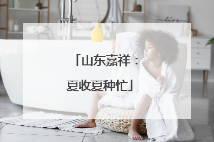 山东嘉祥：夏收夏种忙