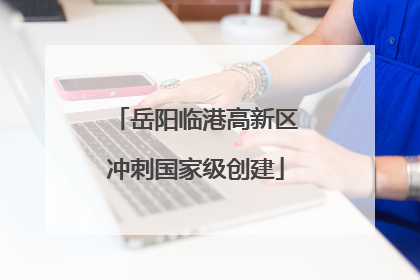 岳阳临港高新区冲刺国家级创建