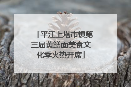 平江上塔市镇第三届黄鳝面美食文化季火热开席