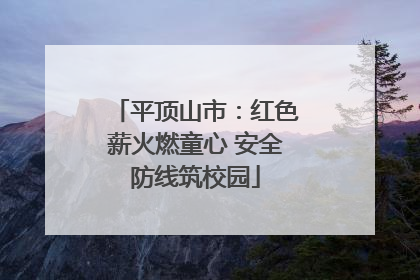 平顶山市：红色薪火燃童心 安全防线筑校园