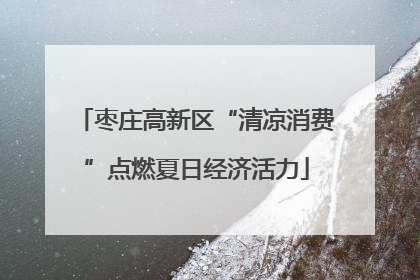 枣庄高新区“清凉消费”点燃夏日经济活力