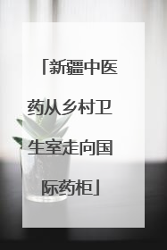 新疆中医药从乡村卫生室走向国际药柜