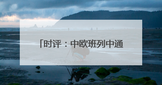 时评：中欧班列中通道赓续“丝路”繁荣