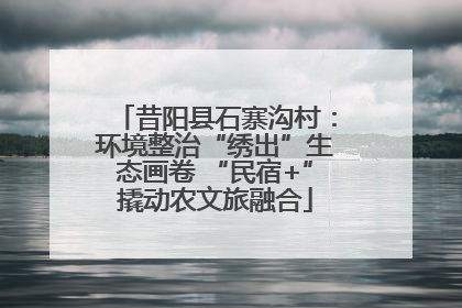 昔阳县石寨沟村：环境整治“绣出”生态画卷 “民宿+”撬动农文旅融合
