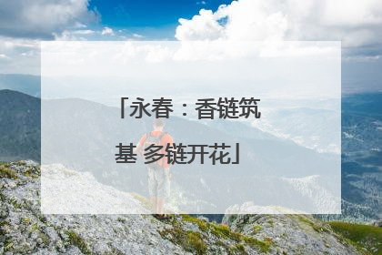 永春：香链筑基 多链开花