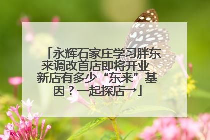 永辉石家庄学习胖东来调改首店即将开业 新店有多少“东来”基因？一起探店→