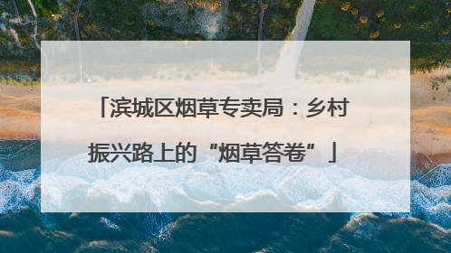 滨城区烟草专卖局：乡村振兴路上的“烟草答卷”