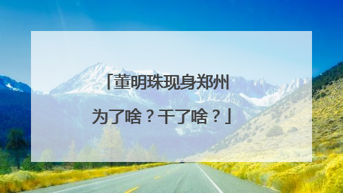 董明珠现身郑州 为了啥？干了啥？