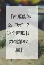 西瓜能怎么“玩”？这个西瓜节办到第37届