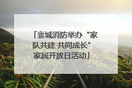 襄城消防举办“家队共建 共同成长”家属开放日活动