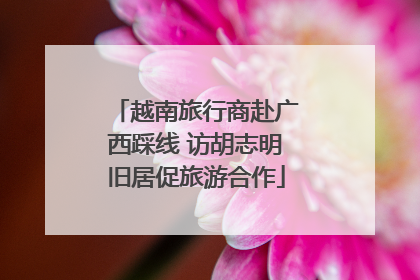 越南旅行商赴广西踩线 访胡志明旧居促旅游合作