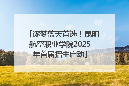 逐梦蓝天首选！昆明航空职业学院2025年首届招生启动