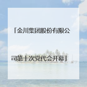 金川集团股份有限公司第十次党代会开幕